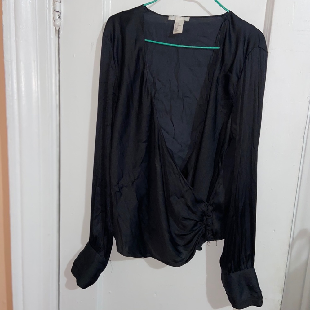 Black h&m blouse